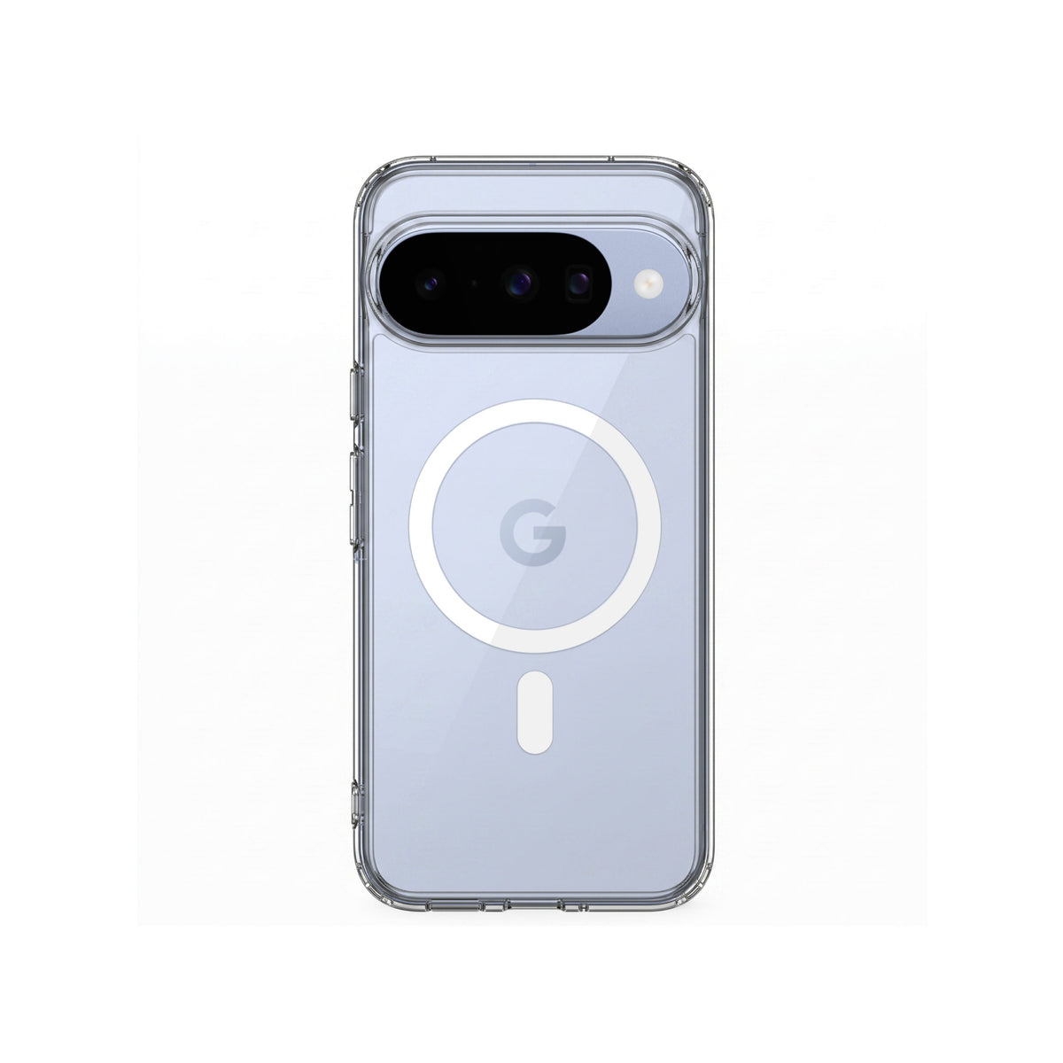 MOVY Clear MagSafe-compatible clear case for Google Pixel 10, rear view