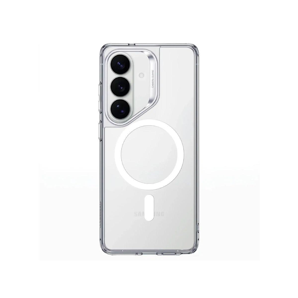 Étui transparent MOVY Clear compatible MagSafe pour Samsung Galaxy S22, vue arrière