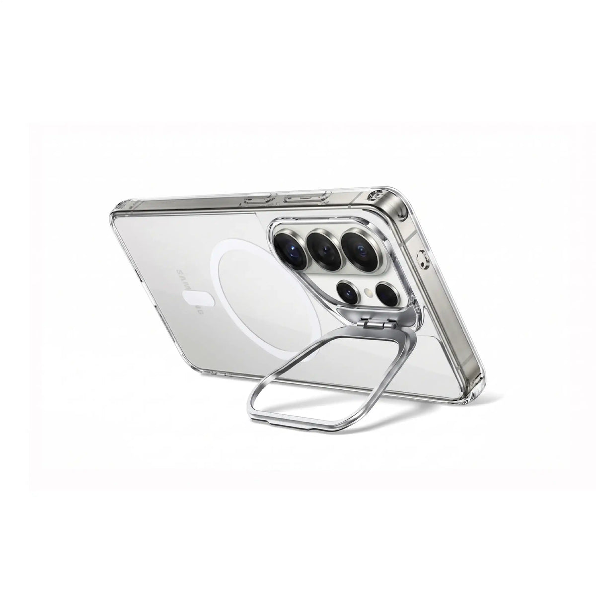 Étui MOVY Clear compatible MagSafe avec support pour Samsung Galaxy S26+