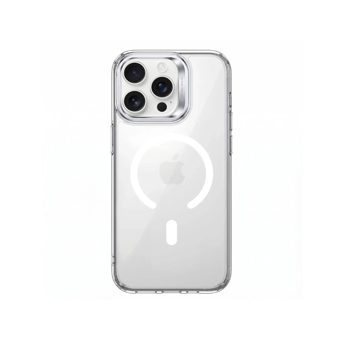 Étui transparent MOVY Clear compatible MagSafe pour iPhone 13 Pro Max, vue arrière