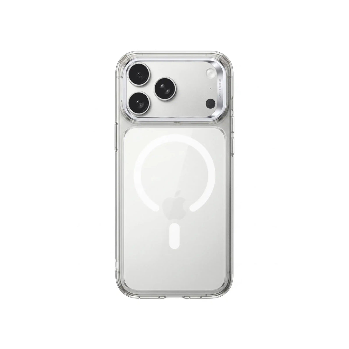 Étui transparent MOVY Clear compatible MagSafe pour iPhone 18 Pro / 17 Pro, vue arrière
