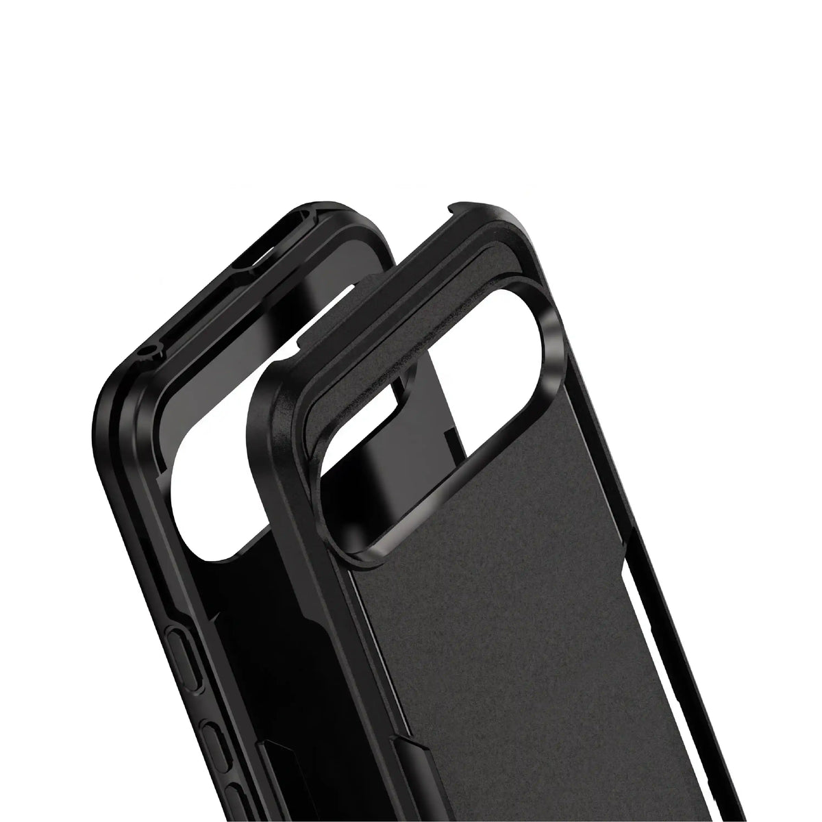 MOVY Rugged MagSafe-compatible case for Google Pixel 10, built-in kickstand extended in landscape mode
