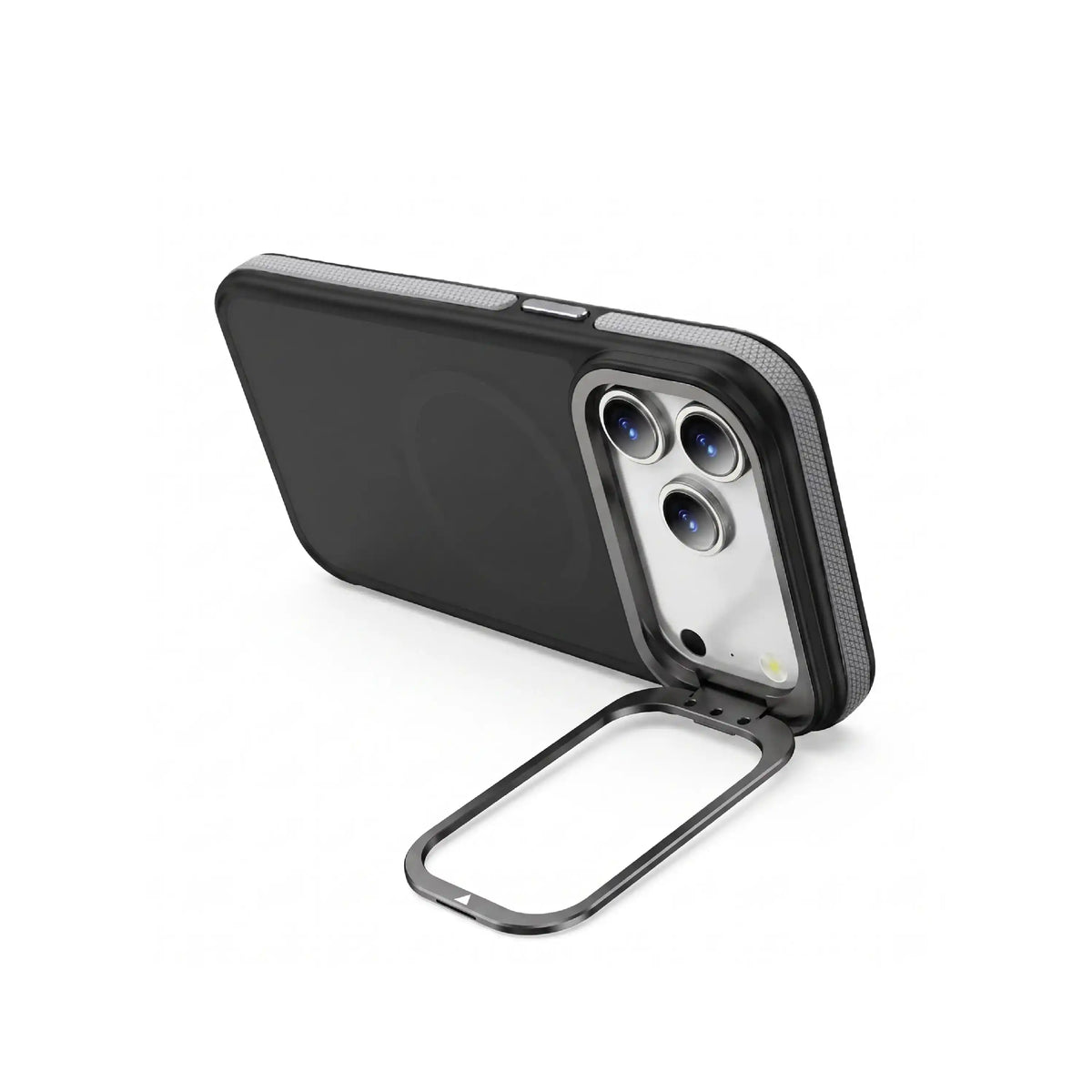 Étui MOVY Matte Pro compatible MagSafe pour iPhone 18 Pro Max / 17 Pro Max, support intégré déployé en mode paysage
