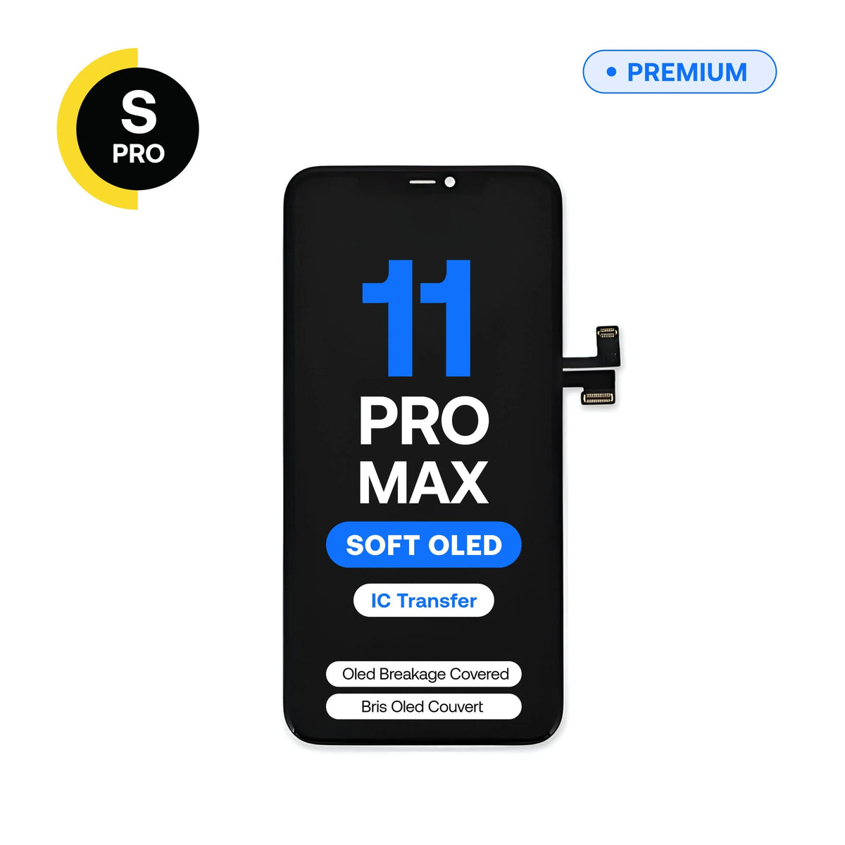 Écran de remplacement OLED souple S-Pro pour iPhone 11 Pro Max