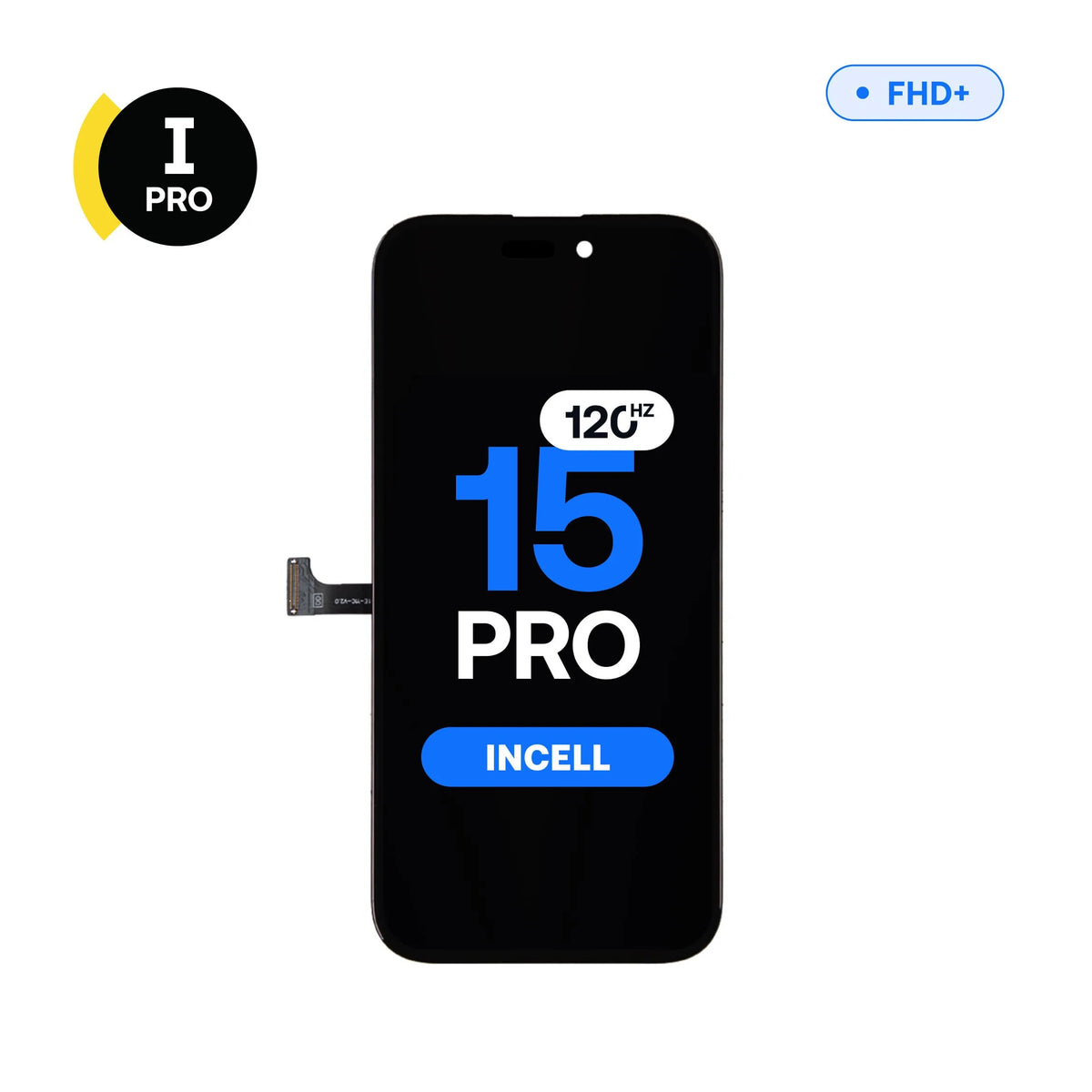 Écran de remplacement LCD InCell FHD+ 120 Hz I-Pro pour iPhone 15 Pro