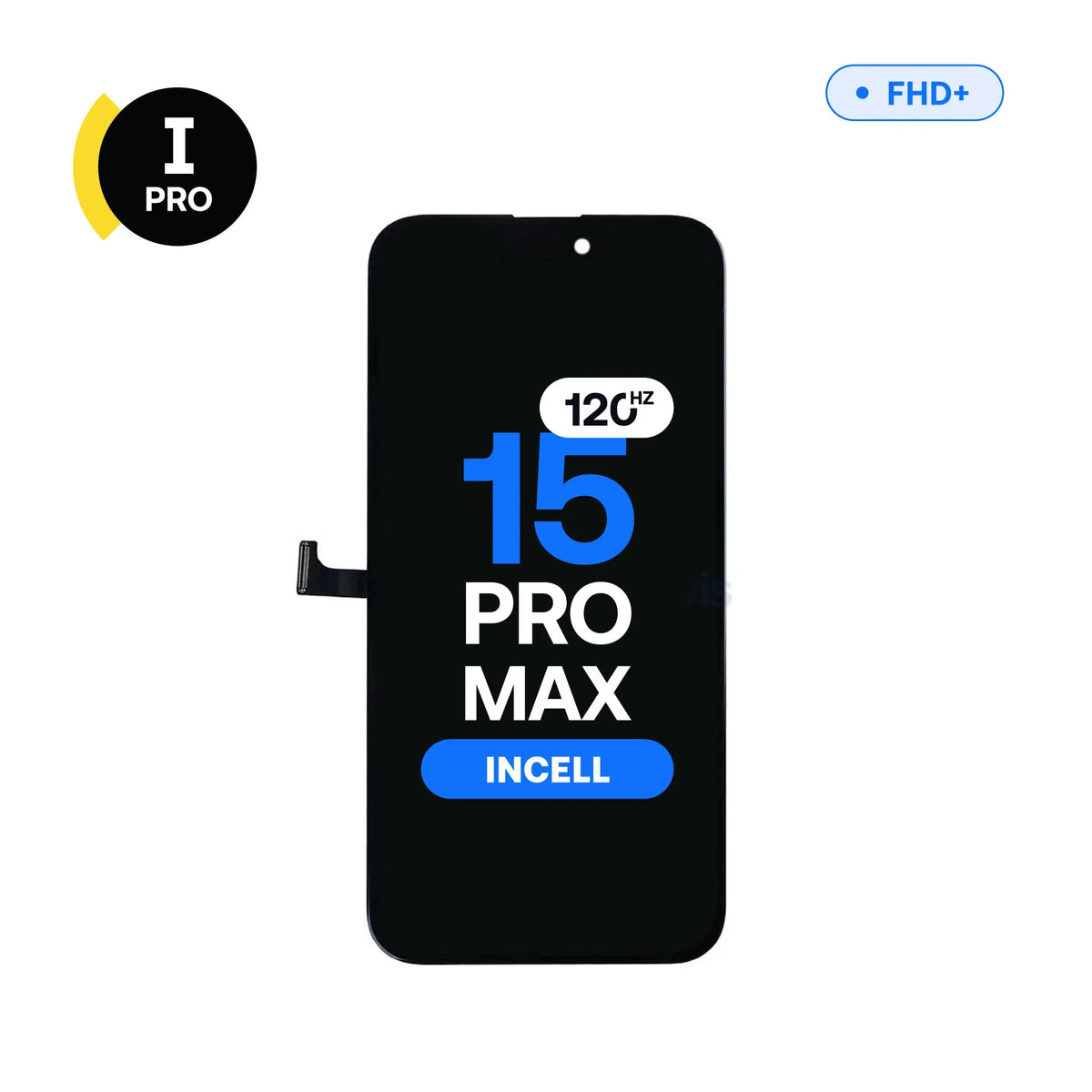 Écran de remplacement LCD InCell FHD+ 120 Hz I-Pro pour iPhone 15 Pro Max