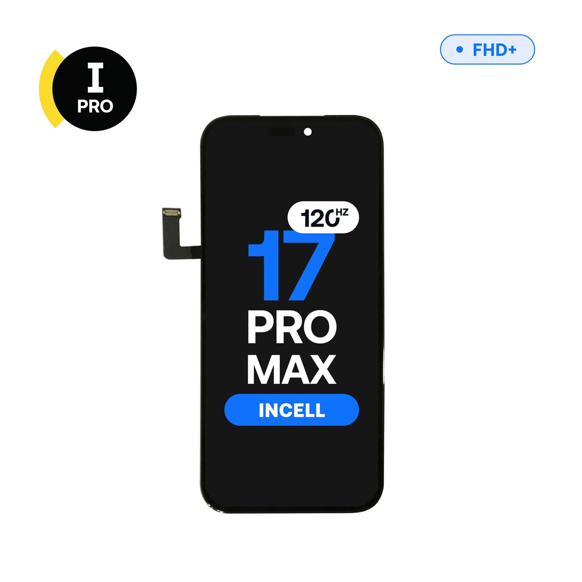 Écran de remplacement LCD InCell FHD+ 120 Hz I-Pro pour iPhone 17 Pro Max